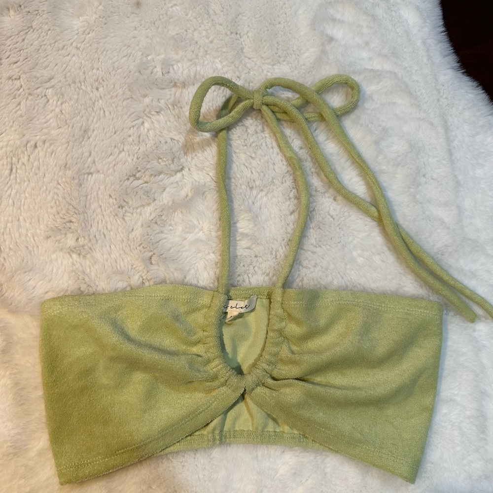 Terrycloth Tie Tank Top